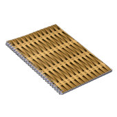 Natuurlijke rietteenwilgen notitieboek (Rechterzijde)