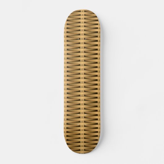 Natuurlijke rietteenwilgen skateboard (Voorkant)