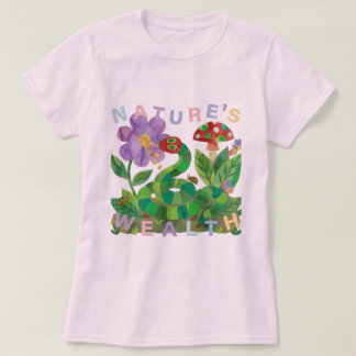 Natuurlijke rijkdom collage t-shirt