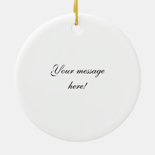 Natuurlijke rivier de Pebbles Keramisch Ornament (Achterkant)