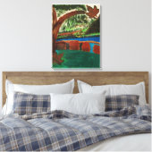 Natuurlijke rivieren met de uitgezette Canvasprin Canvas Afdruk (Insitu (Slaapkamer))