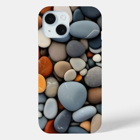 Natuurlijke rivierkeien aardetinten esthetische te Case-Mate iPhone case (Achterkant)