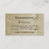 Natuurlijke Rodebossen - Logo van de Bark Grain Visitekaartje (Achterkant)