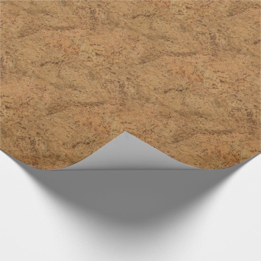 Natuurlijke rookkurk Bark Hood Graan Kijk uit Cadeaupapier (Hoek)