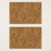 Natuurlijke rookkurk Bark Hood Graan Kijk uit Visitekaartjes (Voorkant /achterkant)