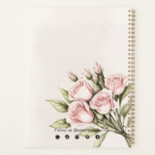 Natuurlijke Roos etherische oliën Waterverf Bloeme Planner (Achterkant)