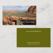Natuurlijke rotformaties visitekaartje (Voorkant / Achterkant)