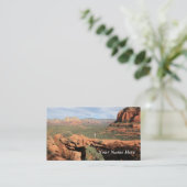 Natuurlijke rotformaties visitekaartje (Staand voorkant)