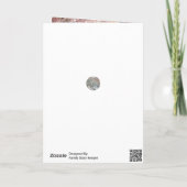 Natuurlijke Rots Gedempte Kleuren Foto  Kaart (Achterkant)