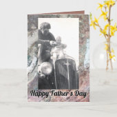 Natuurlijke Rots Gedempte Kleuren Foto  Kaart (Gele Bloem)