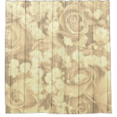 Natuurlijke Rozen Douchegordijn (Voorkant)