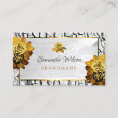 Natuurlijke Rozen met natuurlijke Florence Witte H Visitekaartje (Voorkant)