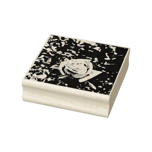 Natuurlijke Rozenknop Rubberstempel (Stempel)