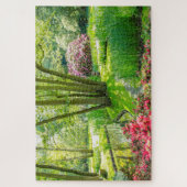 Natuurlijke scène uit het park Keukenhof, Nederlan Legpuzzel (Verticaal)