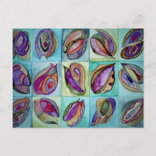 natuurlijke schalen 3 briefkaart (Voorkant)