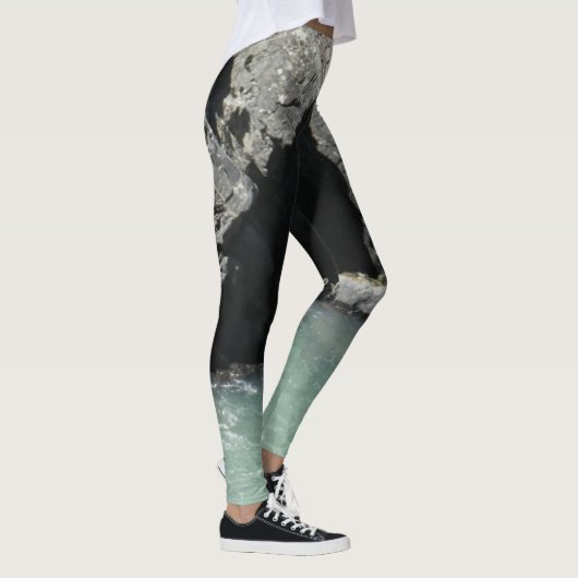 Natuurlijke Schoonheid Bord Groene Riviergraniet L Leggings (Rechts)