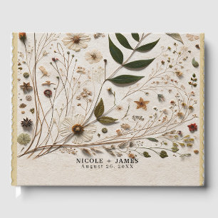 Natuurlijke Schoonheid Botanische Bloemen & Blader Gastenboek