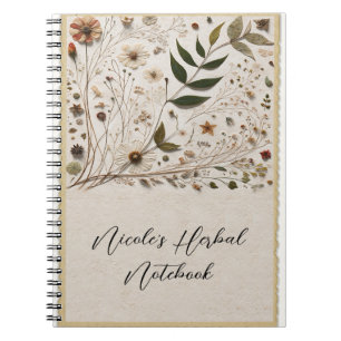 Natuurlijke Schoonheid Botanische Bloemen & Blader Notitieboek