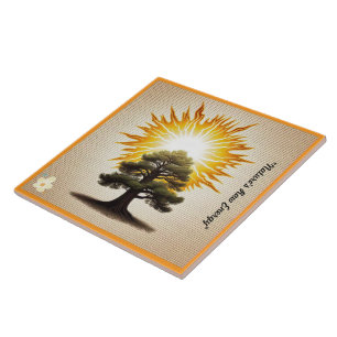 "Natuurlijke schoonheid" Tegeltje