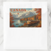 Natuurlijke schoonheid van Canada Rechthoekige Sticker (Tas)