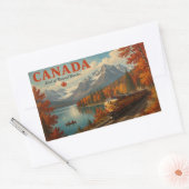 Natuurlijke schoonheid van Canada Rechthoekige Sticker (Envelop)