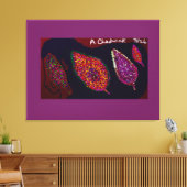 Natuurlijke schoonheid van de lente canvas afdruk (Insitu (Woonkamer))