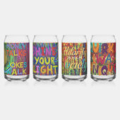 Natuurlijke schoonheid van het milieu blikvorm glas (Achterkant)