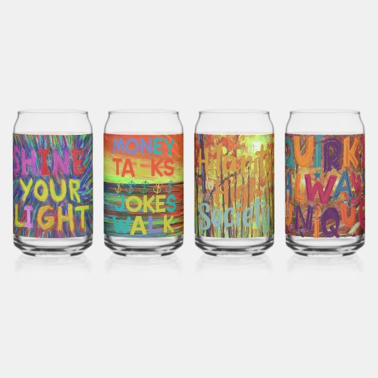 Natuurlijke schoonheid van het milieu blikvorm glas (Voorkant)