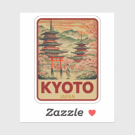 Natuurlijke schoonheid van Kyoto-Japan Sticker