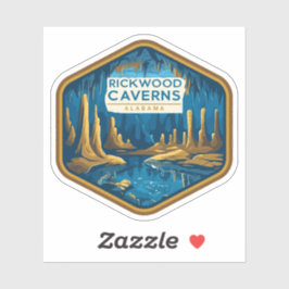 Natuurlijke schoonheid van Rickwood Caverns-Alabam Sticker