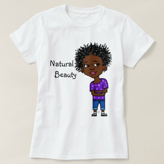Natuurlijke schoonheid van vrouwen t-shirt (Design voorkant)