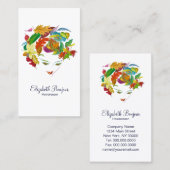 Natuurlijke schoonheid - VERANDERINGSKLEUR / Visitekaartje (Voorkant / Achterkant)