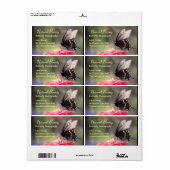 Natuurlijke Schoonheid Vlinder Etiket (Full Sheet)
