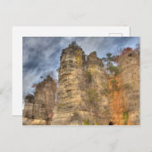 Natuurlijke schoorstenen, Virginia Briefkaart (Voorkant / Achterkant)