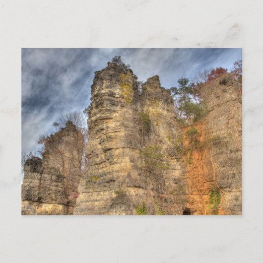 Natuurlijke schoorstenen, Virginia Briefkaart (Voorkant)