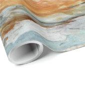 Natuurlijke schors, kleurrijk sinaasappel en grijs cadeaupapier (Rol Hoek)