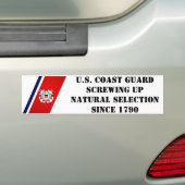 Natuurlijke selectie aan het naaien bumpersticker (Op auto)