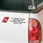 Natuurlijke selectie aan het naaien bumpersticker (Op Truck)