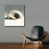 Natuurlijke Shell Wall Hanging Canvas Afdruk