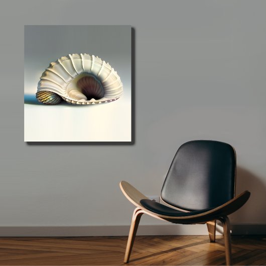 Natuurlijke Shell Wall Hanging Canvas Afdruk