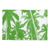 Natuurlijke silhouet van Palm Trees Design Kussensloop (Achterkant)