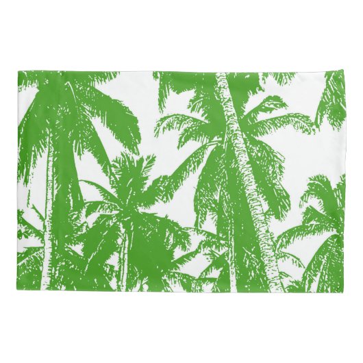 Natuurlijke silhouet van Palm Trees Design Kussensloop (Achterkant)