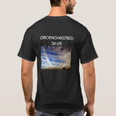 NATUURLIJKE SKY...GEOENGINEERDE SKY!!! T-SHIRT (Achterkant)