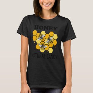 Natuurlijke Snoep Citaat Wildlife Honey Bees T-shirt