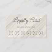 Natuurlijke Spa Klantenkaartje (Achterkant)