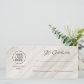 Natuurlijke Spa naam Cadeaubon (Staand voorkant)