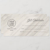 Natuurlijke Spa naam Cadeaubon (Voorkant / Achterkant)