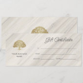 Natuurlijke Spa naam Cadeaubon (Voorkant / Achterkant)