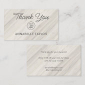 Natuurlijke Spa naam dank u Kortingskaartje (Voorkant / Achterkant)