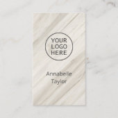 Natuurlijke Spa naam Sociale Media Visitekaartje (Voorkant)